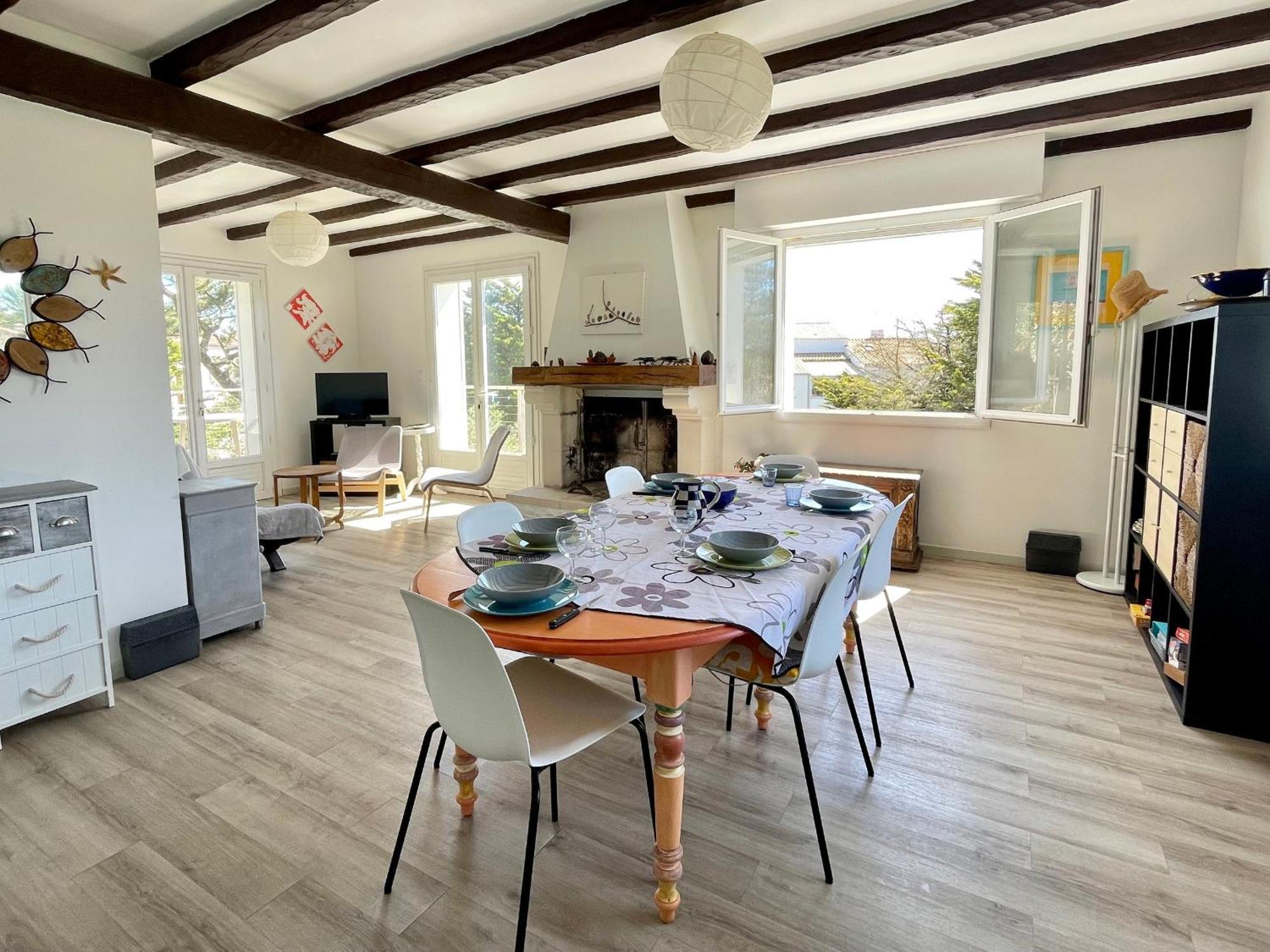 Maison Familiale Au Calme, Proche Plage, 9 Couchages, Terrasses, Wifi, Garage Velo - Bretignolles-Sur-Mer - Fr-1-231-203 外观 照片