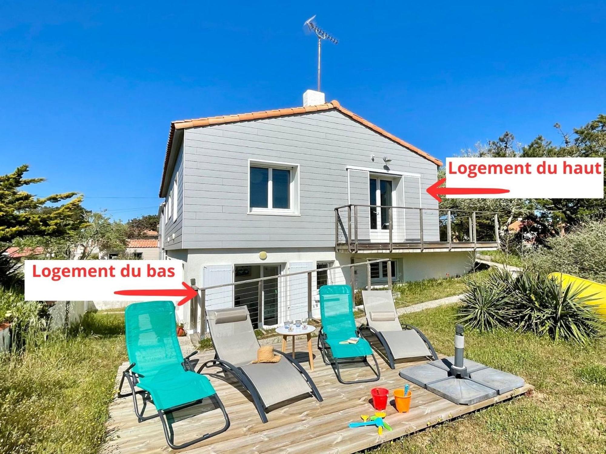 Maison Familiale Au Calme, Proche Plage, 9 Couchages, Terrasses, Wifi, Garage Velo - Bretignolles-Sur-Mer - Fr-1-231-203 外观 照片